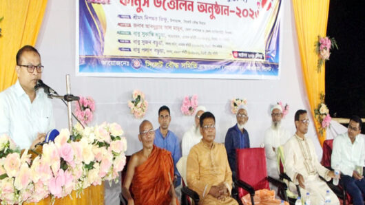 সিলেট বৌদ্ধবিহারে প্রবারণা পূর্ণিমা উদযাপন