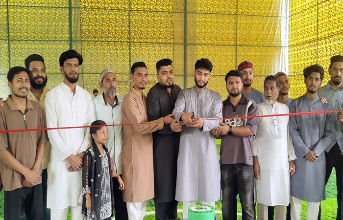 দক্ষিণ সুরমার পারাইরচকে ‘স্ট্রাইক হাউজ ইনডোর ফুটবল মাঠ’র উদ্বোধন