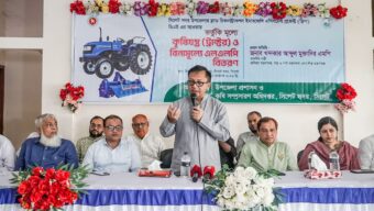 সদরে কৃষিযন্ত্র ট্রাক্টর ও বিনামূল্যে এলএলপি বিতরণকালে খন্দকার মুক্তাদির সিলেটকে দেশের অন্যতম প্রধান সবজি উৎপাদন ও রপ্তানি কেন্দ্রে গড়ে তোলা হবে