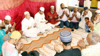 পানিসম্পদ মন্ত্রী এ্যানির সুস্থতা কামনায় বিএনপি নেতা কামরুল হাসান চৌধুরী শাহিনের উদ্যোগে দোয়া মাহফিল